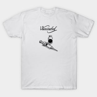 vaccinate vintage look T-Shirt